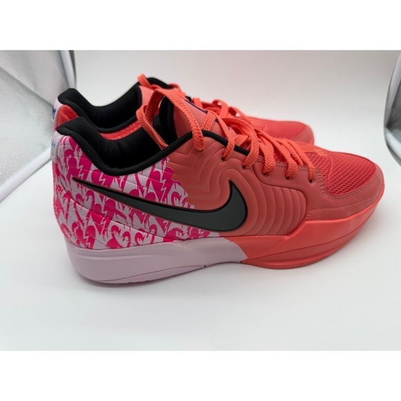 Nike Ja 2 Heart Eyes Men's Size 12 Magic Ember/Iron Grey Basketball Shoes 0021 - Picture 2 of 13